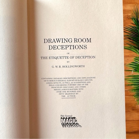 Drawing Room Deceptions by Guy Hollingworth - Magic Card Conjuring Book - 1999 - Picture 5 of 13